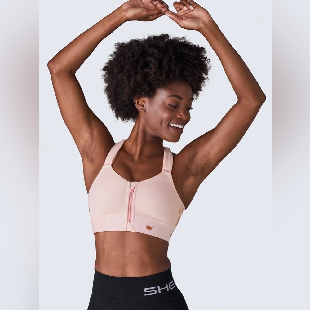 Shefit flex sports bra in pink blush Size 4 Luxe - Picture 3 of 8